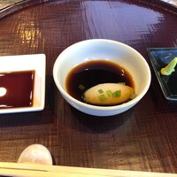 隠れ里車屋 - ポン酢や塩・山葵など味変いろいろ