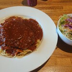 カフェ＆ランチ　ギブソン - ハンバーグミートソースパスタランチ