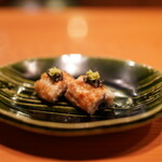日本料理 たかむら - 鰻：ベステルキャビアと共に