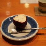 日本料理 たかむら - パッションフルーツのアイスクリーム