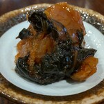 灼味噌らーめん 八堂八 - 自家製梅漬 50円