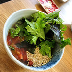 らーめん森や。 - 冷やしつけ麺(大盛り)