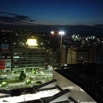 Washoku Resutoran Tonden - 本文とは関係ありませんがホテルの客室からの夜景です。