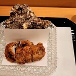 馬車道 大かわ - 牡蠣フライ