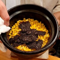 馬車道 大かわ - に黒トリュフかけて