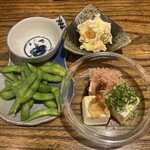 居酒屋 ふじや - 枝豆･冷奴･ポテトサラダ(S)