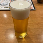 Maguro don bunta - 生ビール小 319円。
