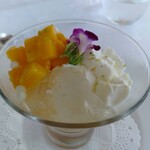 アンティカ オステリア デル ポンテ - マンゴーパフェ