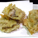 天ぷら処 こさか - カキの天ぷら（２０１２年１０月）