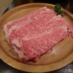 モンゴル薬膳しゃぶしゃぶ小尾羊 - 特撰黒毛和牛（A5）リブロース