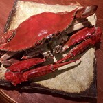 めしの助 - 渡り蟹塩ゆで(一匹)