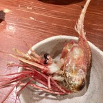 めしの助 - ぼたんえび_頭焼