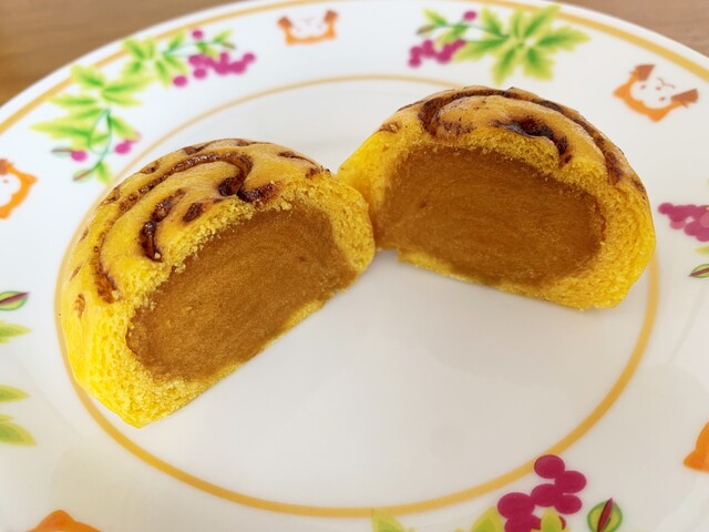 一蔓一果 完熟採りの那珂市が誇るブランドかぼちゃ 那珂かぼちゃ を使用した かぼちゃまんじゅう By りす3 青柳製菓 上菅谷 和菓子 食べログ