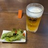 お食事処 花文 - 生ビールとお通し