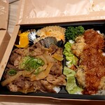 はふう - ２種類盛洋食牛すきビフカツ弁当