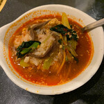 焼肉 鶯谷園 - ユッケジャン　935円　※取り分けた後