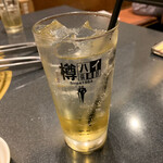 焼肉 鶯谷園 - 梅酒ソーダ　605円