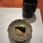 草庵 鍋島 - 香の物、嬉野無農薬ほうじ茶