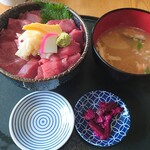 寿司吉 - 中落ち・鉄火丼