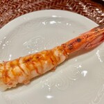 すし 良月 - 2021.7.  牡丹海老の炭火焼き