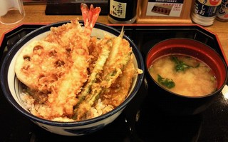 Tendon Tenya - '12/10/26 天丼（500円）れんこん乗せ