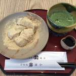 甘味処 鎌倉 - わらび餅抹茶セット