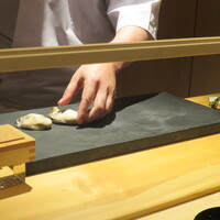 すし処 西の隠れ - 長崎産のカキ