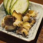 卓 - 巻貝の酢味噌添えその２