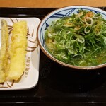 丸亀製麺 - ◆「冷かけうどん」「ごぼう天」「いか天」