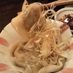 金町製麺 - '12/10/26 新潟県産 甘エビ入り水餃子（380円）