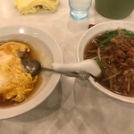 台湾料理　味味 - 天津飯＋台湾ラーメン