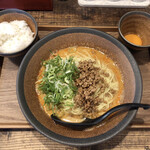 Tomoru - 広島汁なし担担麺セット(麺大盛)
