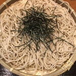 旬食・おそば なごみ - せいろそばのアップ