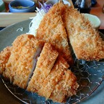 とんかつ とんQ - やまと豚ロース＆鰺フライ