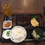 わ楽 - 煮込みハンバーグ定食  880円税込 (7/24)