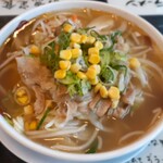 みどり食堂 - 野菜ラーメン 塩(680円也) 野菜たっぷりなので味噌が合うかな？