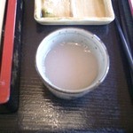 どう楽 - 蕎麦湯