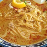 田楽食堂 - 麺はこんな感じ