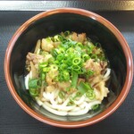 麺屋　まる - すじ肉 ぶっかけうどん(税込)500円 (2021.07.24)