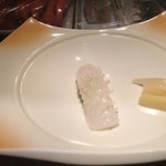 寿司割烹やまちょう - いかの柚子塩？