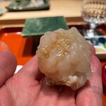 初音鮨 - 伊勢海老と伊勢海老味噌(煮切り・カボス)