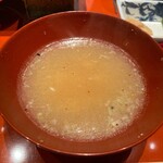初音鮨 - アラ汁