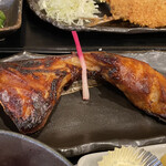 とっと めしや - 2021年7月。ぶりづくし定食のぶりカマ照り焼き。