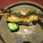 イル アオヤマ - 鮎のフリット