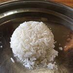 南インド料理 レジナ - おかわりバスマティ(無料)