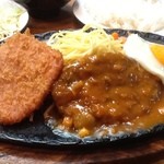 MASH - ハムカツとメキシカンハンバーグ
