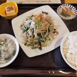 中華ダイニング 昇華 - 野菜炒め定食