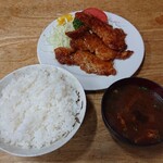 Sanraku Shiyokudou - 生姜焼き定食  800円