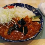 今日樹と利き珈琲と - 爽やかカレー（御飯大盛）