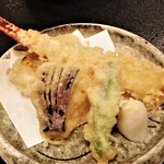 料亭・義経 - 天ぷら盛合わせ